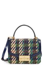 Tory Burch Juliette Tweed Top Handle Crossbody Bag - Green