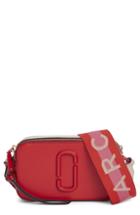 Marc Jacobs Snapshot Leather Crossbody Bag - Red