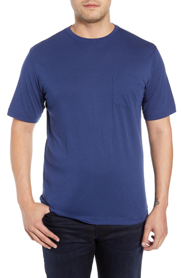 Men's Peter Millar Summer Pocket T-shirt - Blue