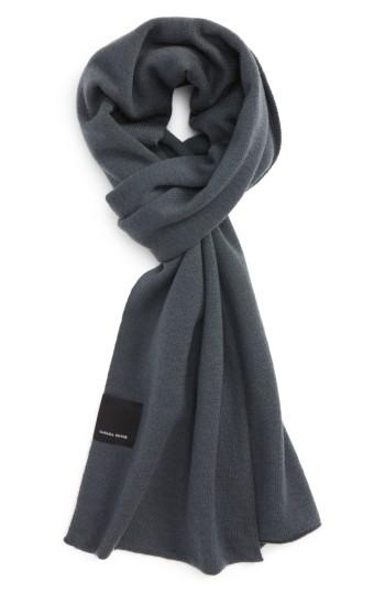 Men's Canada Goose Merino Wool Blend Scarf, Size - Grey