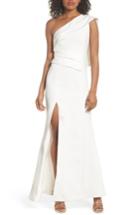Women's C/meo Collective Be Moved One-shoulder Gown - Ivory
