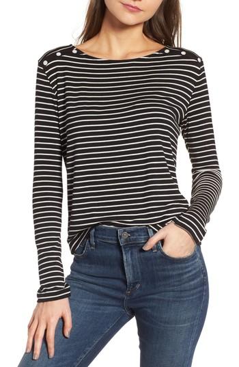 Women's Amour Vert Liana Button Shoulder Tee