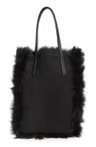 Pedro Garcia 'north South' Genuine Lambskin Shearling Tote -
