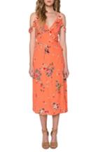 Women's Willow & Clay Wrap Maxi Dress - Orange