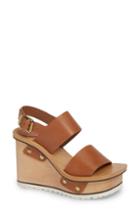 Women's Chloe Valentine Platform Wedge Sandal Us / 35eu - Brown