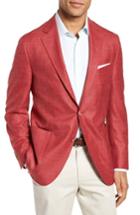 Men's Peter Millar Classic Fit Wool Blend Blazer R - Coral