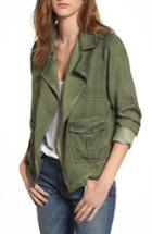 Women's Dear John Denim Draped Front Jacket - Green