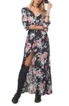 Women's Rip Curl Floral Maxi Dress - Black