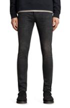 Men's Allsaints Print Skinny Fit Jeans - Black