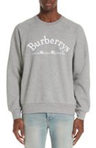 Men's Burberry London Battarni City Logo Sweatshirt - Grey