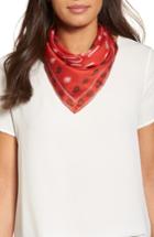 Women's Rebecca Minkoff Vertical Paisley Silk Bandana, Size - Red