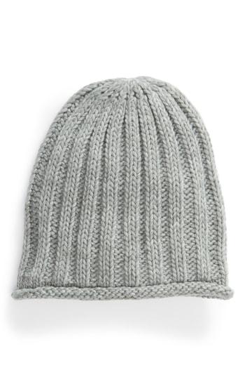 Women's Free People Rory Rib Beanie - Grey