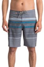 Men's Quiksilver Waterman Collection Inca Stripe Board Shorts - Black