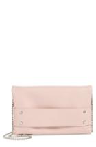 Mali + Lili Electra Vegan Leather Convertible Clutch Bag - Pink