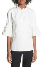 Women's Ted Baker London Ruffle Sleeve Top