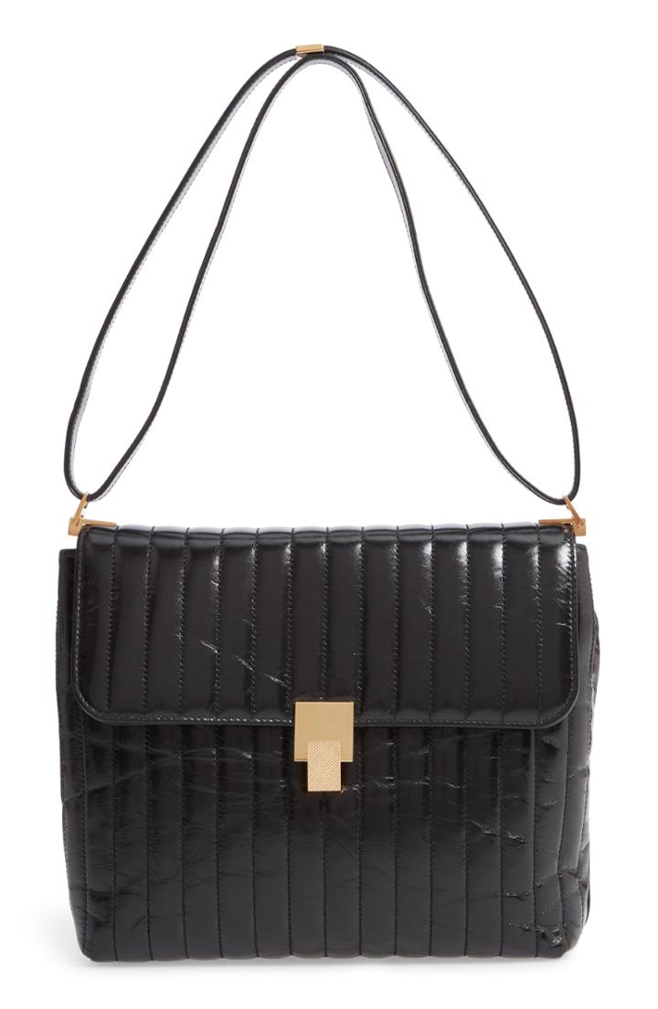 Victoria Beckham Quinton Quilted Leather Shoulder Bag -