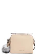 Kendall + Kylie Lucy Leather Crossbody Bag - Beige