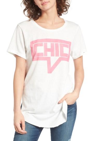 Women's Junk Food Donald Robertson Chic Tee - Ivory