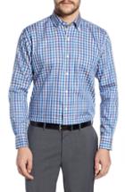 Men's Peter Millar Plaza Classic Fit Check Sport Shirt - Blue