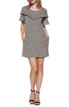 Women's Paige Adalie Ruffle T-shirt Dress - Grey