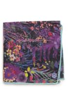 Men's Armstrong & Wilson Purple Heaven Silk Pocket Square, Size - Purple