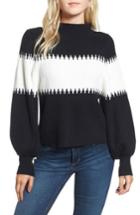 Women's French Connection Sofia Puff Sleeve Sweater - Black