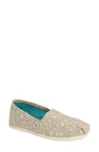 Women's Toms Classic Shibori Dots Slip-on .5 M - White
