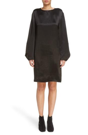 Women's Acne Studios Dorina Flounce Sleeve Dress Us / 34 Eu - Black