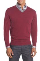Men's Peter Millar Tipped Cashmere Blend V-neck Sweater