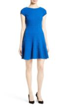 Women's Rebecca Taylor Stretch Knit Fit & Flare Dress