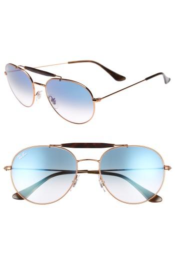 Women's Ray-ban Highstreet 56mm Sunglasses - Copper