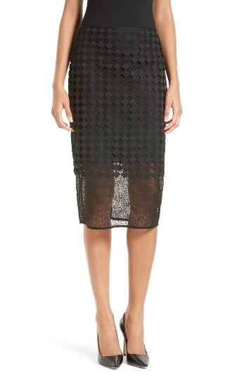Women's Diane Von Furstenberg Twig Lace Pencil Skirt