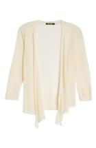 Women's Nic+zoe 4-way Convertible Three Quarter Sleeve Cardigan - Beige
