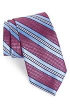 Men's Nordstrom Men's Shop Stripe Silk & Cotton Tie
