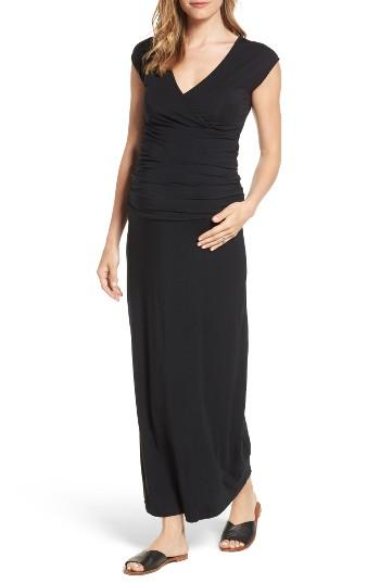 Women's Tart Maternity 'vita' Maternity Maxi Dress - Black