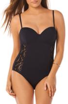 Women's Amoressa Underwire One-piece Swimsuit - Black
