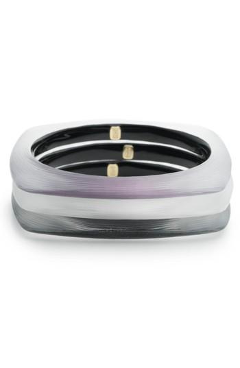 Women's Alexis Bittar Lucite Set Of Three Bangles