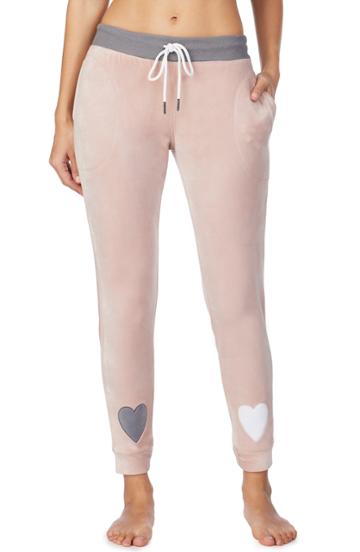 Women's Room Service Velour Jogger Pants - Coral