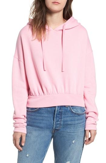 Women's Bp. Crop Hoodie, Size - Pink