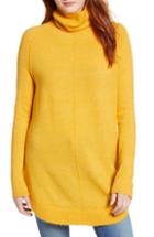 Women's Caslon Turtleneck Tunic Top - Yellow