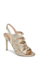 Women's Charles David Crest Knotted Slingback Sandal M - Metallic