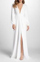 Women's Joanna August Bowie Off The Shoulder Bell Sleeve Gown
