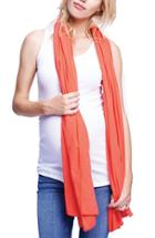 Women's Maternal America Nursing Scarf, Size - Coral