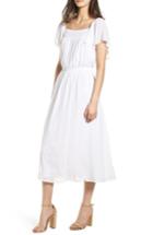 Women's Hinge Tie Back Midi Dress, Size - White