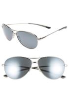 Women's Smith 'langley' 60mm Aviator Sunglasses - Silver