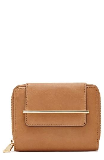 Women's Vince Camuto Maray Leather Wallet - Brown
