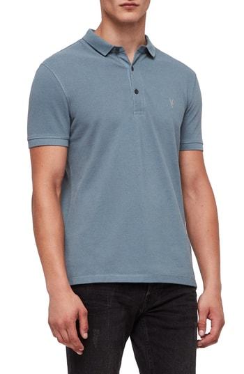 Men's Allsaints Reform Slim Fit Polo - Blue