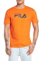 Men's Fila Usa Graphic T-shirt, Size - Orange