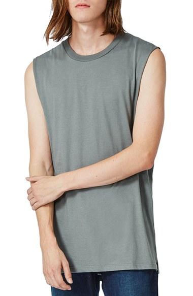 Men's Topman Drop Shoulder Tank
