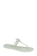 Women's Tory Burch 'mini Miller' Flat Sandal M - Blue/green